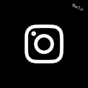 instagram icon black white wallpaper min فالووان افزایش کامنت اینستاگرام